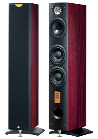 Triangle Celius ESW rosewood 3 way floorspeaker occasion NU € 850,00 /set !